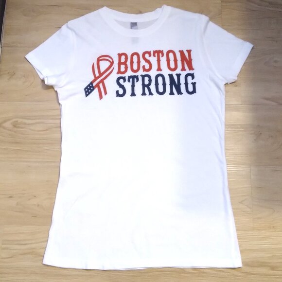 Next Level Apparel Tops - Women's "Boston Strong" T-Shirt